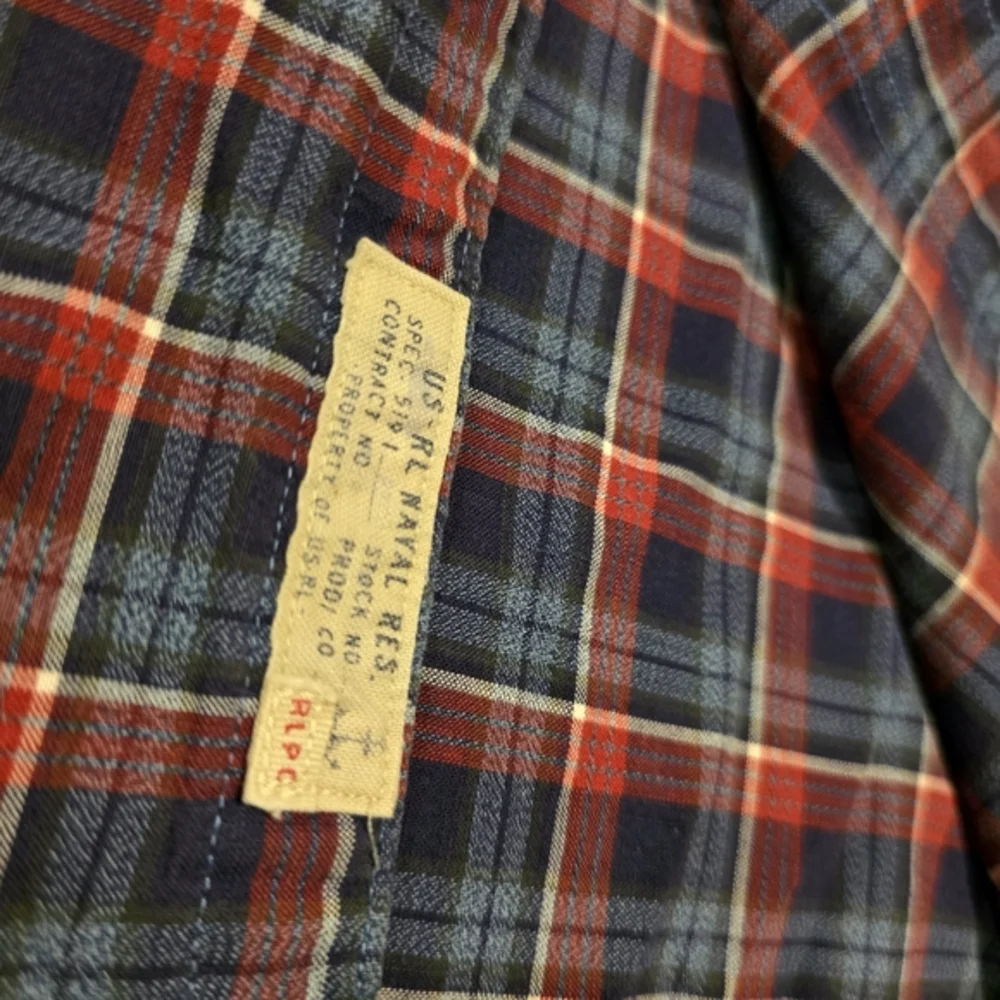 Ralph Lauren Polo Men's Plaid Button Up Shirt Long Sleeve Red Blue XL Classic